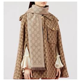 Gucci-Scarves-Brown