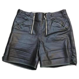 Autre Marque-Tyrolean leather shorts size 40 / 42-Black
