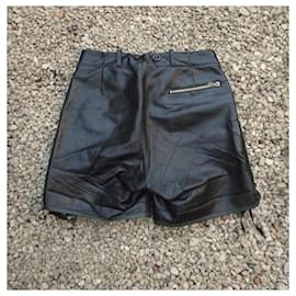 Autre Marque-Tyrolean leather shorts size 40 / 42-Black