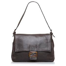 Fendi-Fendi Sac à bandoulière Selleria Mamma Forever noir-Noir