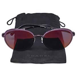 Chanel-Óculos de sol-Roxo