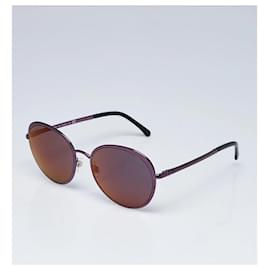 Chanel-Óculos de sol-Roxo