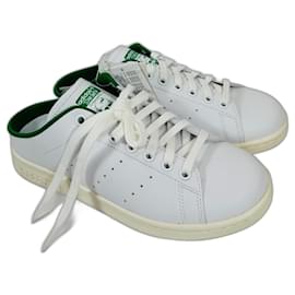 Adidas-Mulas-Blanco,Verde