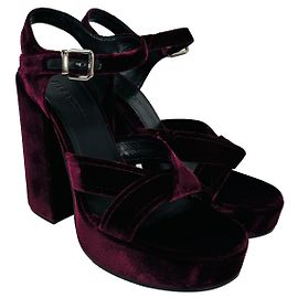 Jil Sander sandali Bordò