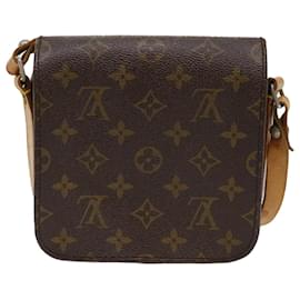 Louis Vuitton-LOUIS VUITTON Monogram Cartouchiere PM Shoulder Bag M51254 LV Auth ar9816-Monogram