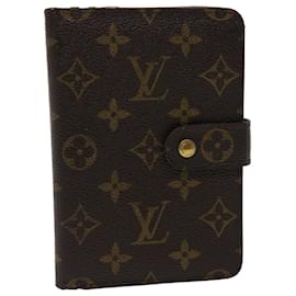 Louis Vuitton-LOUIS VUITTON Monogram Porte Papier Portafoglio con zip M61207 LV Aut 47124-Monogramma
