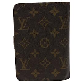 Louis Vuitton-LOUIS VUITTON Monedero Porte Papier con monograma M61207 LV Auth 47124-Monograma