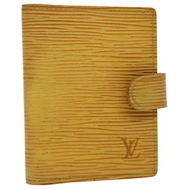 Louis Vuitton-LOUIS VUITTON Epi Agenda Mini Day Planner Capa Tassili Amarelo R20059 LV 46875-Outro