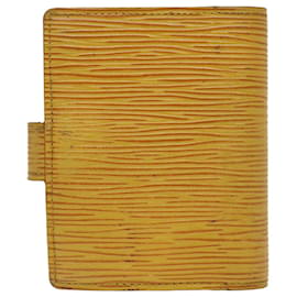 Louis Vuitton-LOUIS VUITTON Epi Agenda Mini Day Planner Cover Tassili Yellow R20059 LV 46875-Other