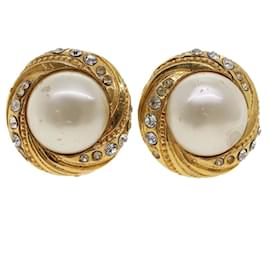 Chanel-CHANEL Earring Gold Tone CC Auth ar9890b-Other