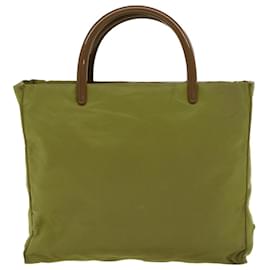 Prada-PRADA Hand Bag Nylon Khaki Auth ar9806b-Khaki
