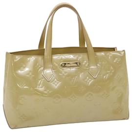 Louis Vuitton-LOUIS VUITTON Monogram Vernis Wilshire PM Hand Bag Broncorail M91452 Auth bs6736-Other