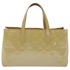 Louis Vuitton-LOUIS VUITTON Monogram Vernis Wilshire PM Hand Bag Broncorail M91452 Auth bs6736-Other