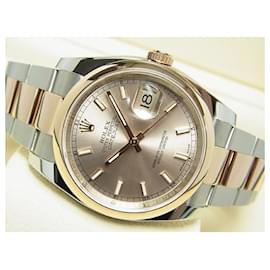 Rolex-Rolex Datejust 36 MM SS &PG rose Réf.116201 '22 acheté Hommes-Argenté