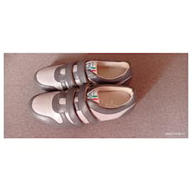 Silvano Lattanzi-Slip-on sneakers-Beige,Grey