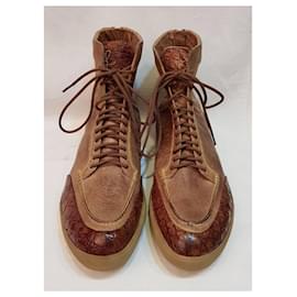 Silvano Lattanzi-High sneakers-Light brown