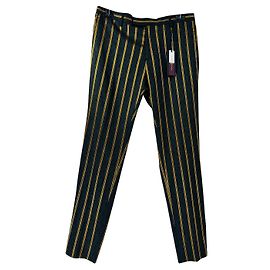 Pantalon rayé Tommy Hilfiger Gris Doré Multicolore