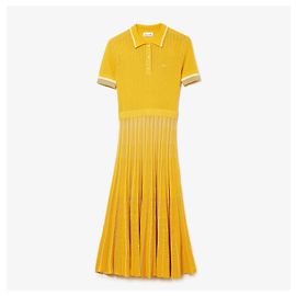 Lacoste Vestidos Amarillo