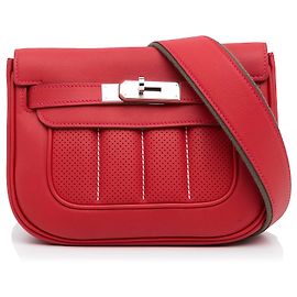 Hermès Borsa a tracolla Hermes Mini Swift Berline rossa Rosso