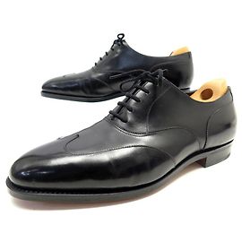 NEUE JOHN LOBB WIDNER RICHELIEU SCHUHE 9.5E 43.5 + SCHUHE Schwarz