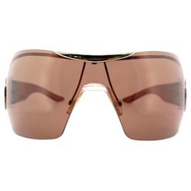 Dior-NEW CHRISTIAN DIOR AIRSPEED SUNGLASSES1 166K/FL MASK SUNGLASSES-Brown