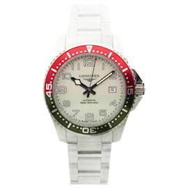 Longines-LONGINES HYDRO CONQUEST L WATCH3.695.4.13.6 automatic 41 MM STEEL WATCH-Silvery
