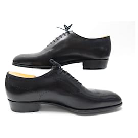 JM Weston-JM WESTON SAVILE PERFORATED SHOES 582 10.5b 44 44.5 RICHELIEU SHOES-Black