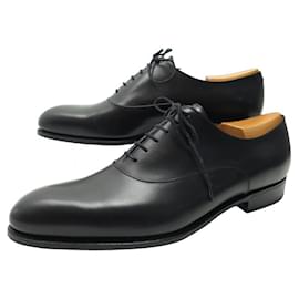JM Weston-NEW JM WESTON RICHELIEU SHOES 486 10.5D 44.5 BLACK LEATHER SHOES-Black