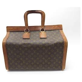 Louis Vuitton-RARA BORSA DA VIAGGIO LOUIS VUITTON VINTAGE BORSA DA MEDICO VALIGIA A VAPORE-Marrone