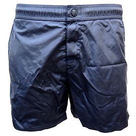 MONCLER BADEANZUG KURZ D10910073100 M 44 BLAUER BADEANZUG AUS NYLON Blau