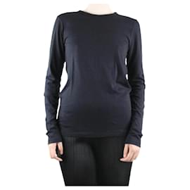 Rag & Bone-Black Long Sleeves T-shirt - size M-Black