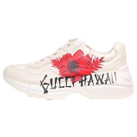 Gucci Baskets Hawaii Rhyton neutres - taille EU 38.5 Autre
