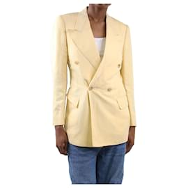 Autre Marque-Yellow double-breasted blazer - size IT 36-Yellow