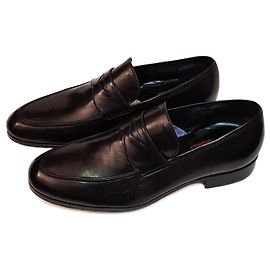 Silvano Lattanzi Mocassin en Tripon Noir
