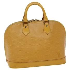 Louis Vuitton-Bolsa de mão LOUIS VUITTON Epi Alma Tassili Yellow M52149 Autenticação de LV 47085-Outro