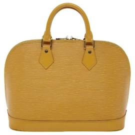 Louis Vuitton-LOUIS VUITTON Epi Alma Hand Bag Tassili Yellow M52149 LV Auth 47085-Other