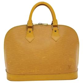 Louis Vuitton-Bolsa de mão LOUIS VUITTON Epi Alma Tassili Yellow M52149 Autenticação de LV 47267-Outro