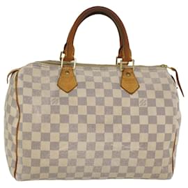 Louis Vuitton-Louis Vuitton Damier Azur Speedy 30 Hand Bag N41533 Auth LV 47219-Autre