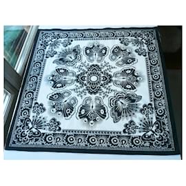 Christian Dior-Christian DIOR CRUISER Cruise 2024 MEXICO rare SCARF-Black,White