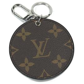 Louis Vuitton Round Illustre Bag Charm and Key Holder Metallic Monogram  Eclipse Rainbow
