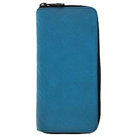 Louis Vuitton-Louis Vuitton Zippy Wallet Vertical-Blue