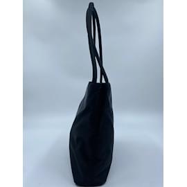 Prada-Black Prada Nylon Tote-Green