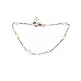 Gucci-Pulsera con G entrelazadas y esmalte multicolor-Multicolor