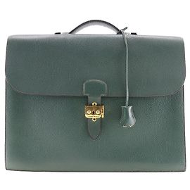 Hermès Hermes Sac a Depeches Vert