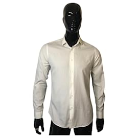 Autre Marque-Camicia De Fursac in cotone egiziano-Bianco