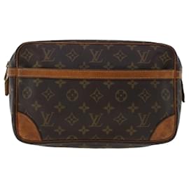 Louis Vuitton-Louis Vuitton Monogram Compiegne 28 Bolso de mano M51845 LV Auth 47453-Monograma