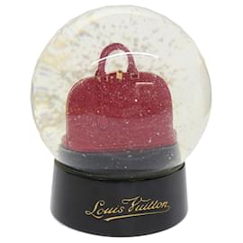 Louis Vuitton-LOUIS VUITTON Snow Globe Alma VIP Limited Clear Red LV Auth 45574-Red,Other