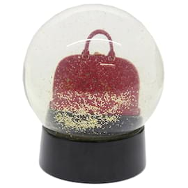 Louis Vuitton-LOUIS VUITTON Snow Globe Alma VIP Limited Clear Red LV Auth 45574-Red,Other