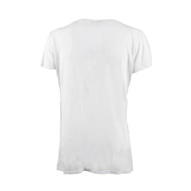 Balmain-Camiseta Balmain Estampada-Blanco
