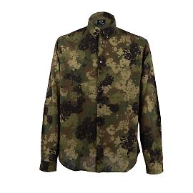 Alexander McQueen Camisa com estampa camuflada McQ Multicor